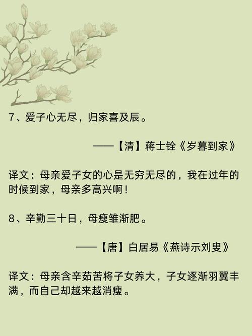 有关母亲的诗歌-图3