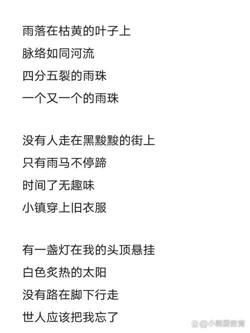 现代诗歌六年级学什么？-图3