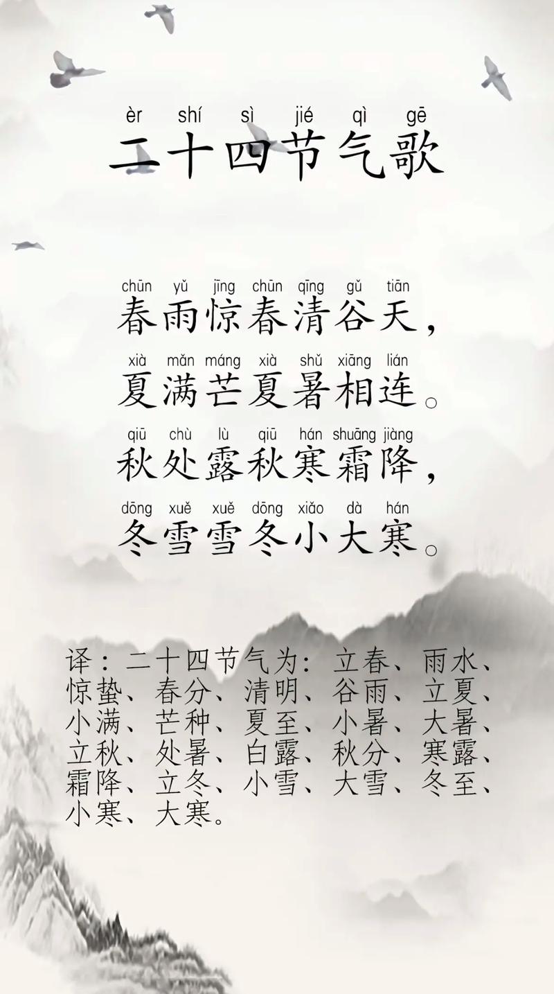 节气的诗歌-图1