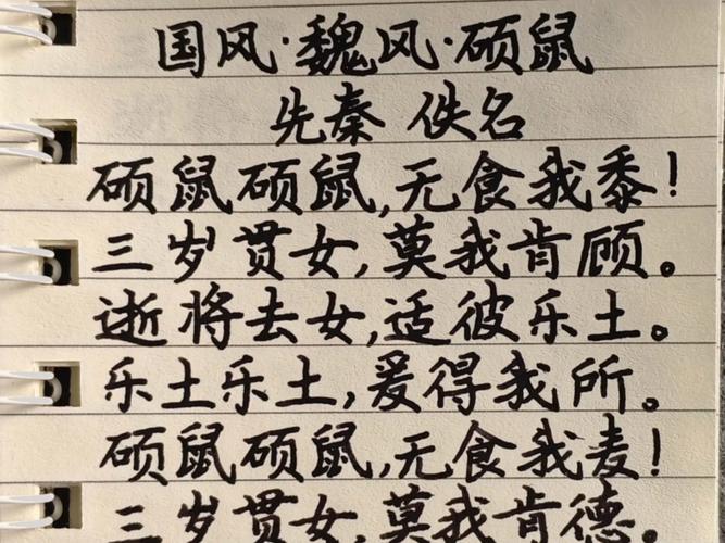 硕鼠诗歌鉴赏，硕鼠这首诗-图2