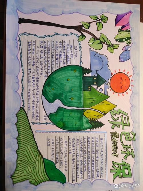 环保手抄报小诗歌，环保手抄报儿歌(五句)-图1