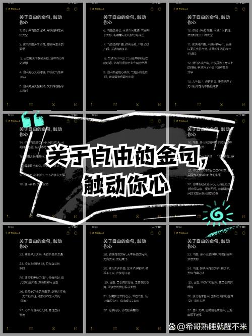 关于渴望自由的名言-图1