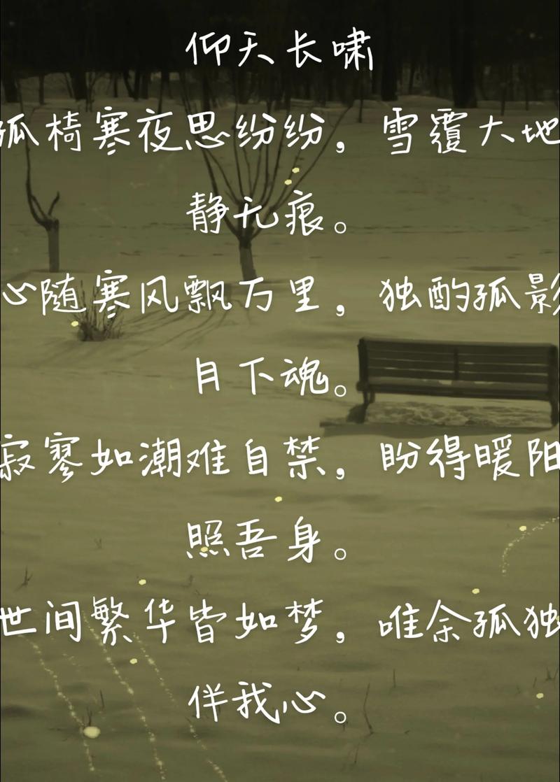 写孤独的诗歌-图2