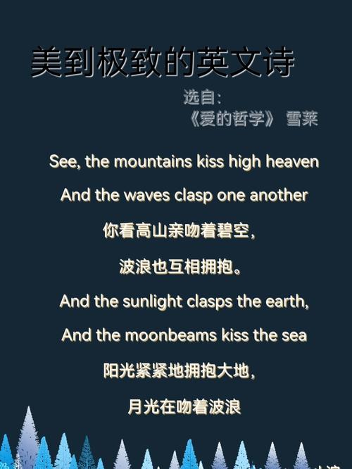 爱情英文经典诗歌，哪些最动人？-图1