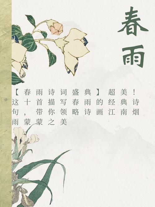 诗歌春天的雨-图1