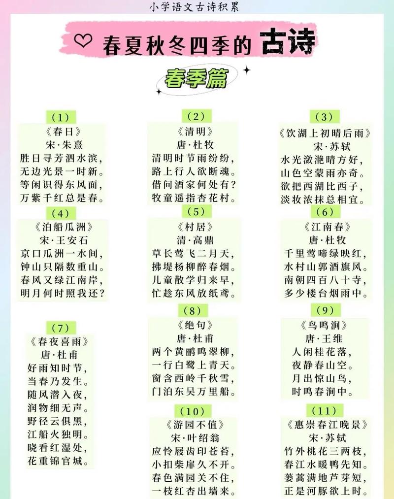 四季诗韵藏何情？-图2