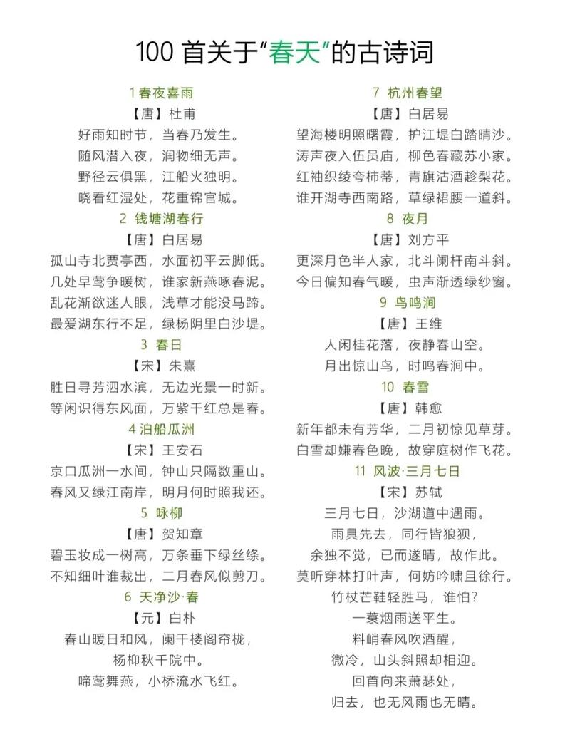 春天的古诗歌-图3