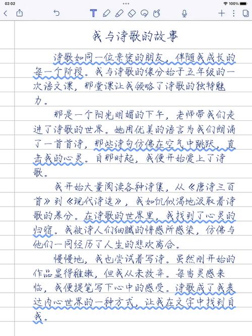 我与诗歌的作文-图3