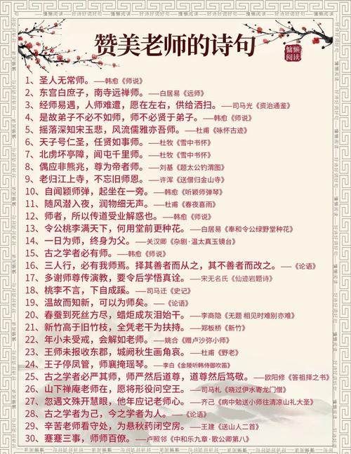 关于老师的名言古诗-图1