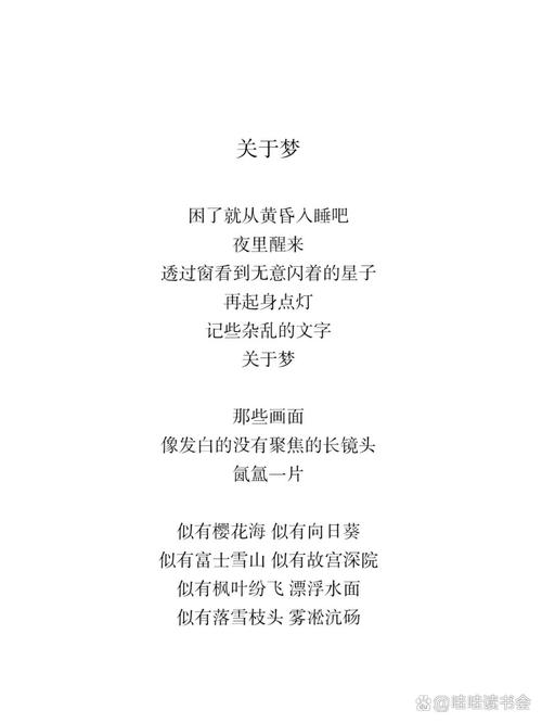 梦迹诗歌,藏着怎样的诗意?-图1 梦迹诗歌,藏着怎样的诗意?-图1