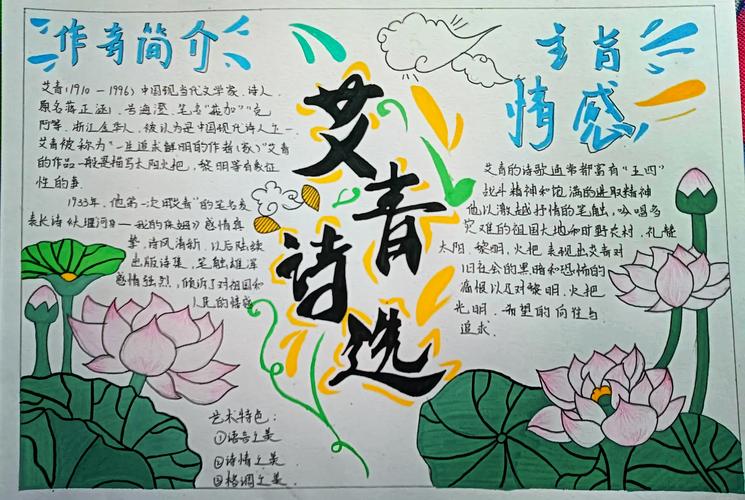 六年级诗歌手抄报怎么做?-图1 六年级诗歌手抄报怎么做?-图1