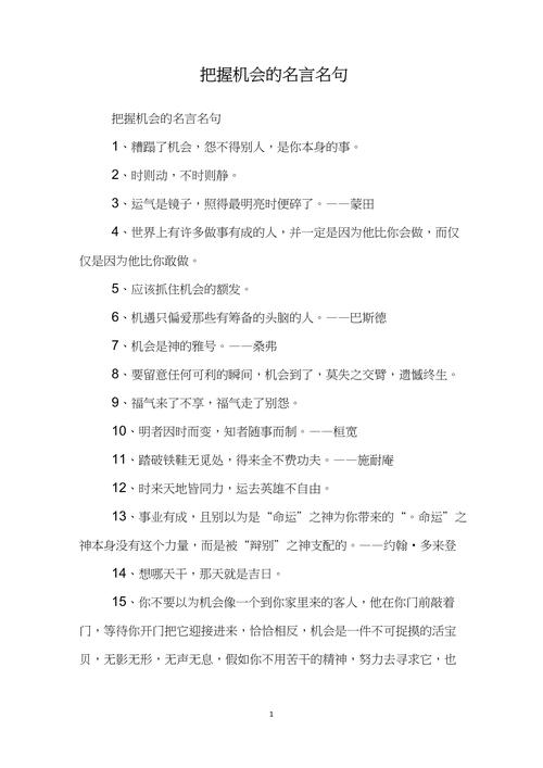 如何抓住机遇的名言警句？-图3