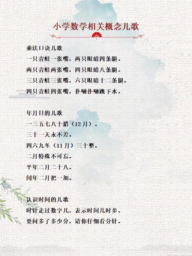 数学小诗歌-图1