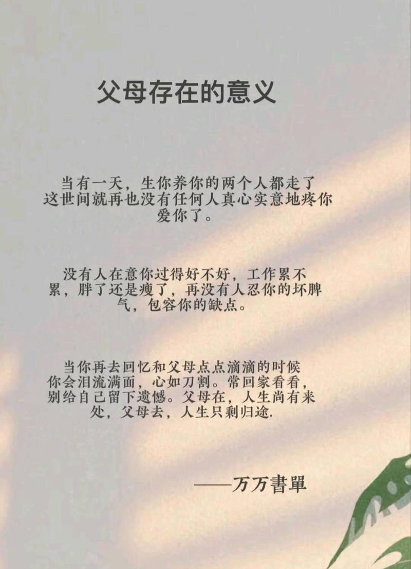 为何要珍惜和家人时光?-图1 为何要珍惜和家人时光?-图1