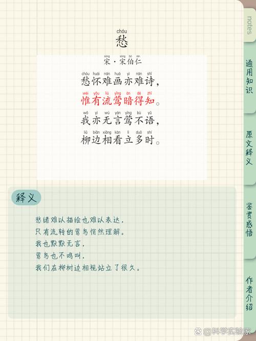 忧愁诗中藏何情？-图1