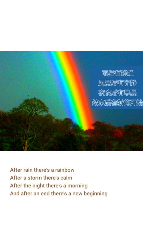 风雨过后为何必见彩虹?-图1 风雨过后为何必见彩虹?-图1