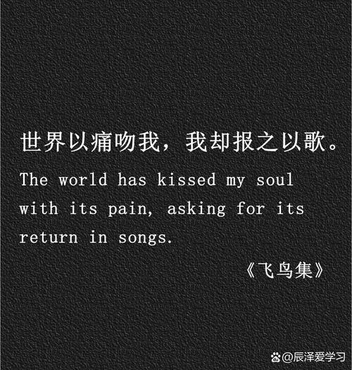 飞鸟集名言有何深意?-图1 飞鸟集名言有何深意?-图1