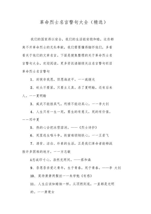 关于革命精神的名言-图2