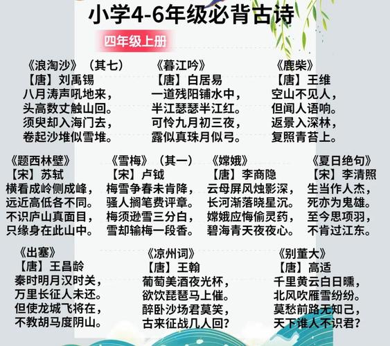 小学六年级诗歌大全怎么选？-图1