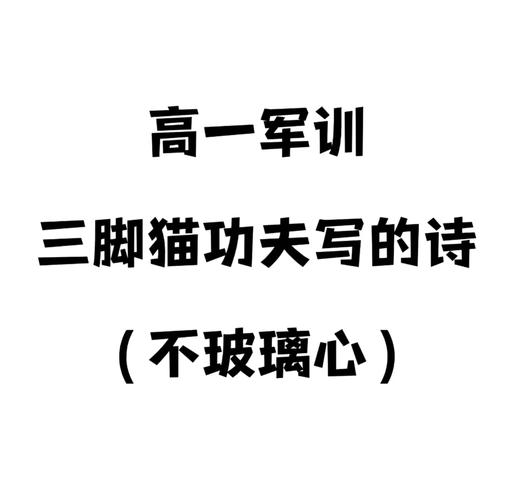 军训诗中藏着青春怎样的热血与汗水?-图3 军训诗中藏着青春怎样的热血与汗水?-图3