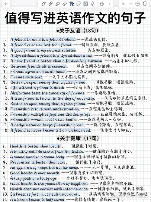 英语作文名言句子精选-图1