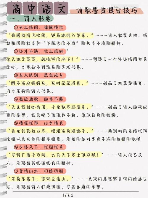古代诗歌鉴赏表达技巧有哪些？-图2