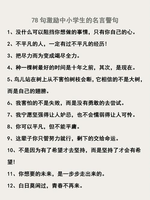 名言如何激励学生进步？-图1