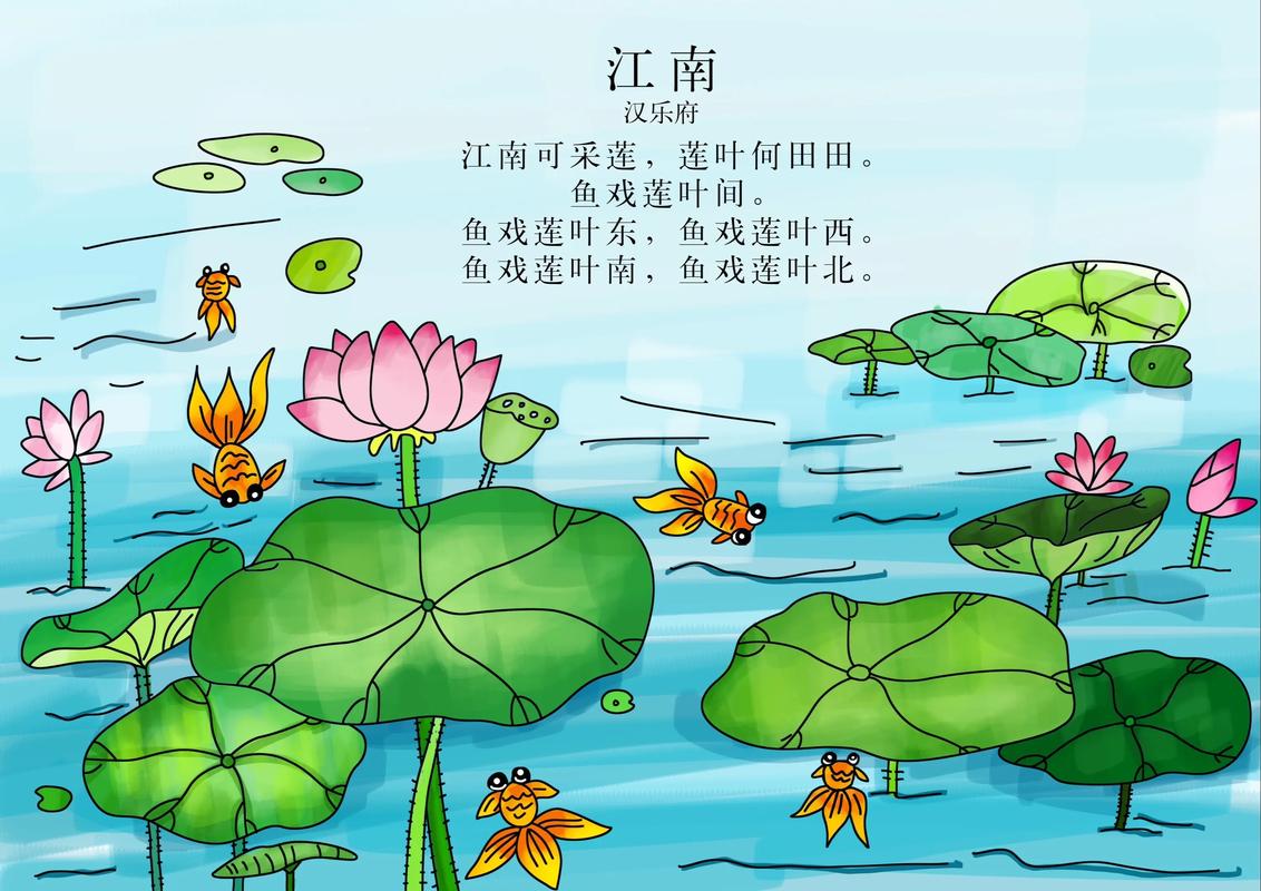 诗歌抄报图，如何手绘成艺术？-图1