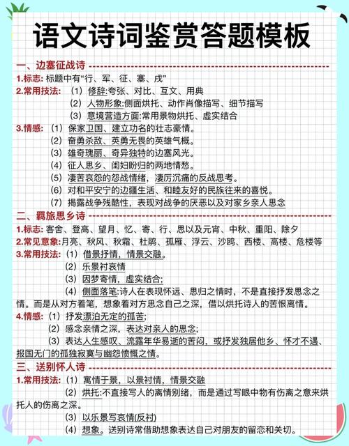 诗歌鉴赏答题有何技巧？-图1