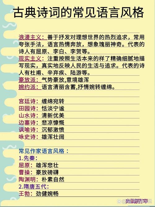 如何鉴赏诗歌风格?-图1 如何鉴赏诗歌风格?-图1